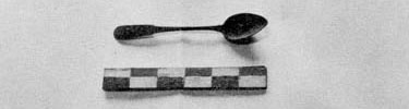 spoon from archeological dig