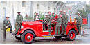 Diamond T firetruck on the Rock