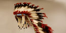War bonnet, a sign of honor and leadership.