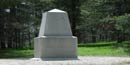 Soldiers monument at Big Hole National Battlefield.
