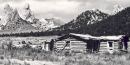 Old Kelton Stage Station with the Twin Sisters towering in the background.