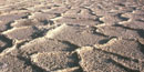 The salt stretches across the floor of Death Valley