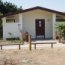 white new restroom building