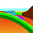 Graphic of subduction zone