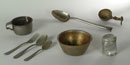 image of historic silverware from Alcatraz Island