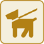 dog on leash symbol