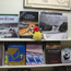 Bookshelf with books