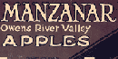 Manzanar apple crate label. Courtesy of Eastern California Museum.