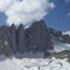 Mt. Whitney with clouds and snow