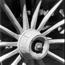 Spokes of a wagon wheel
