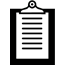 Drawing of clipboard with reservation form