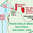 Map of Pu'ukohola Heiau