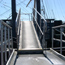 The gangway to the tugboat Hercules. The gangway to the tugboat Hercules.