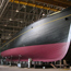 The starboard side of Thayer's hull.