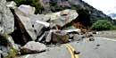 Large rockfall.