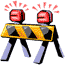  Road construction sign