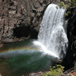 Rainbow Falls during spring runoff