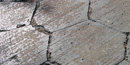 The tops of the Postpile's columns The tops of the Postpile's columns