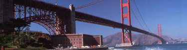 photo of Fort Point and the Golden Gate Bridge