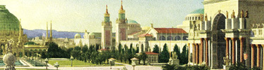 historic colored photo of the Tower of Jewels