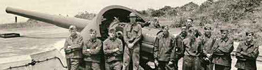 photo of soldiers at Battery Chamberlain