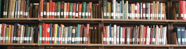 books on shelves