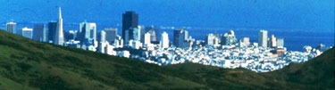 San Francisco skyline from the Marin Headlands