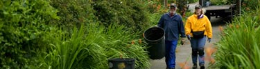 Garden Conservancy volunteers working on Alcatraz to help restore the gardens.
