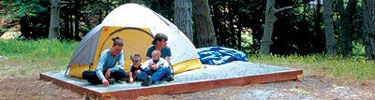 Camping at Golden Gate National Parks is quite popular.