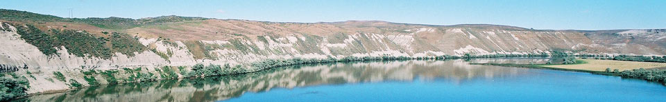 View of the Monument across the Snake River