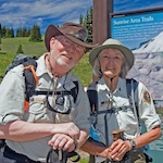 A Volunteer at Mount Rainier National Park.