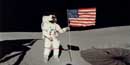 Alan Shepard on the moon Alan Shepard on the moon