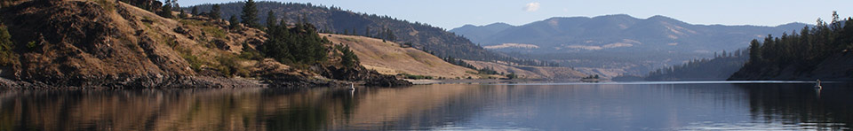 The calm, inviting waters of the Spokane Arm. Photo Credit: NPS\LARO\John Salisbury