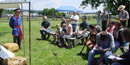 Image of a student presenting a public program with the Public History Field School Image of a student presenting a public program with the Public History Field School