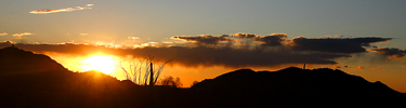 Sunset in Maricopa County, AZ along the Anza Trail