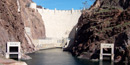 Down River view of Hoover Dam Down River view of Hoover Dam