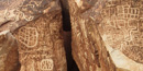 Geometric Petroglyphs on rocks Geometric Petroglyphs on rocks