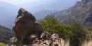 The city of Los Angeles can be seen from many scenic view points in the Santa Monica Mountains. The city of Los Angeles can be seen from many scenic view points in the Santa Monica Mountains.