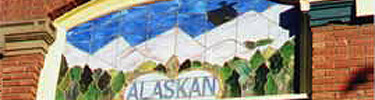 Alaska stain glass design