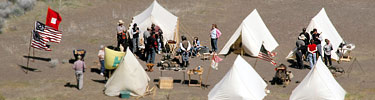 Gillems Camp during a reenactment event