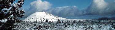 Schonchin Butte in winter