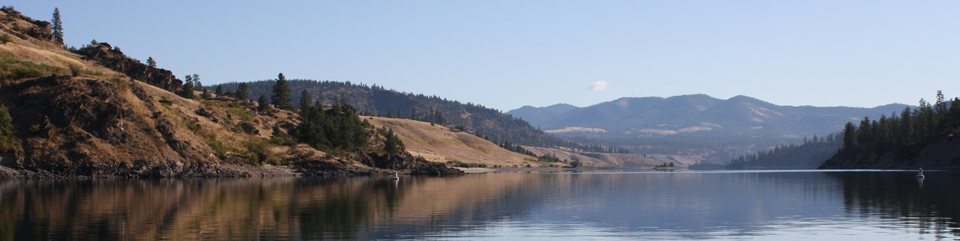 The calm, inviting waters of the Spokane Arm. Photo Credit: NPS\LARO\John Salisbury