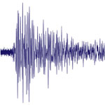 Graph of seismic activity