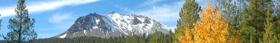 Lassen Peak from Hat Creek