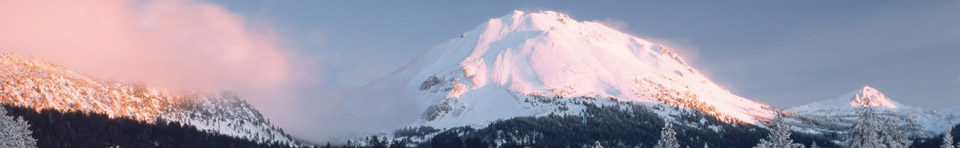 Lassen Peak from Manzanita Lake