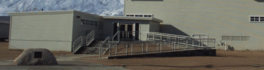 Entrance of Interpretive Center. NPS Photo.