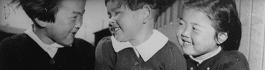 Children at Manzanar. Photo by Francis Stewart.