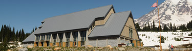 The new Henry M. Jackson Visitor Center opened in 2008, serving visitors at Paradise.