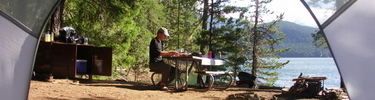 Camping on Ross Lake