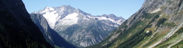 Mt Logan as seen from Easy Pass